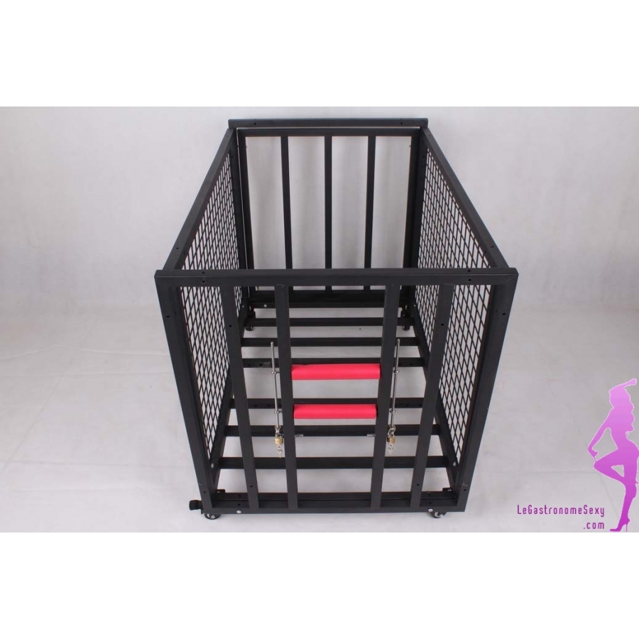 Cage en métal BDSM - Accessoire Pour Donjon SM